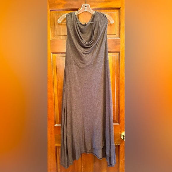 Eileen Fisher Cap Sleeve Scoop Neck Brown Dress Size Small - Picture 1 of 6